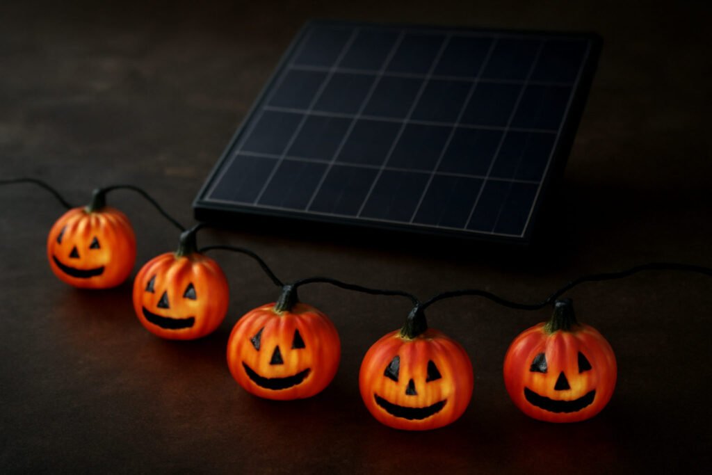 Halloween Außenbeleuchtung mit Zeitschaltuhr