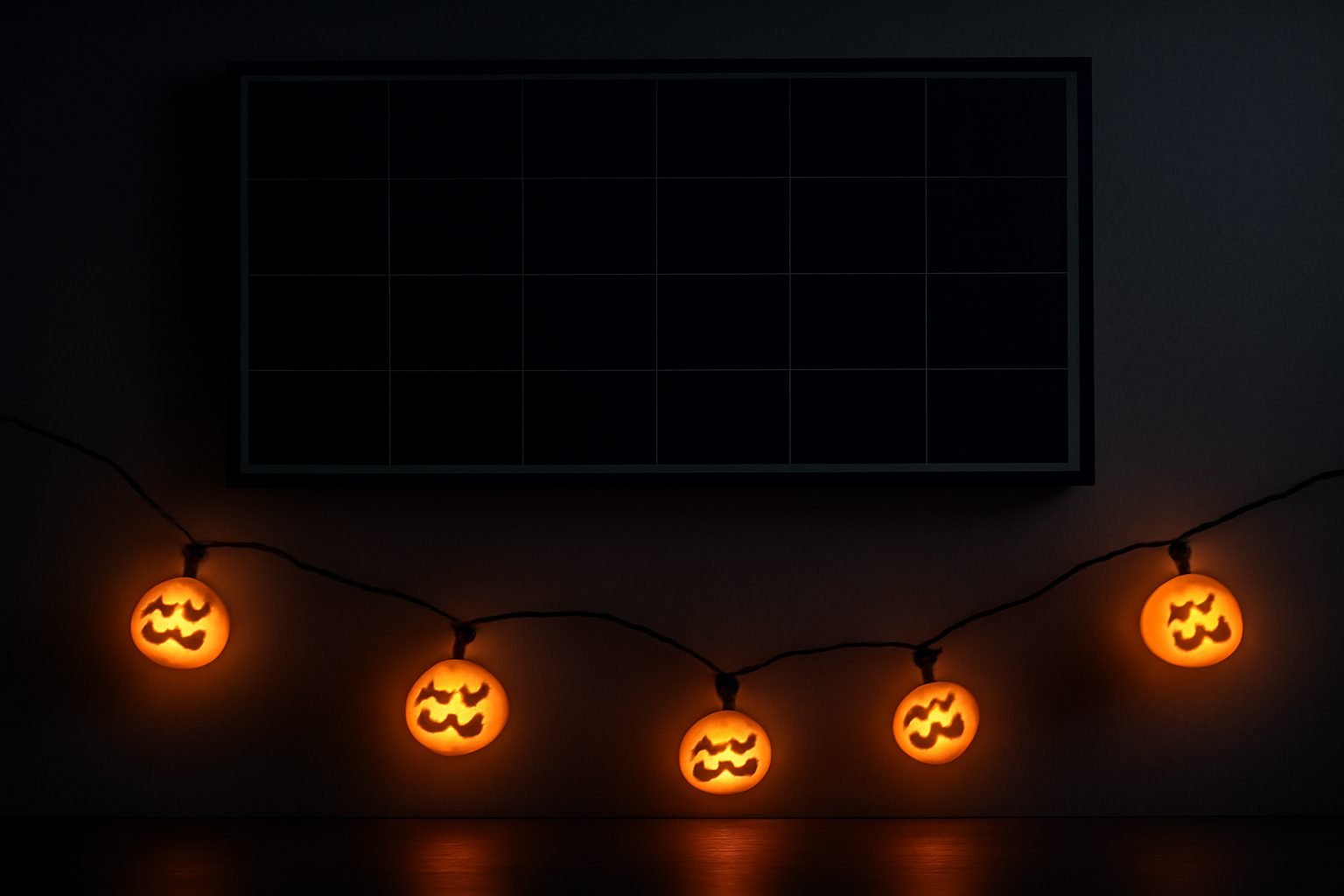 Halloween Deko mit Lichterkette — günstig statt teuer