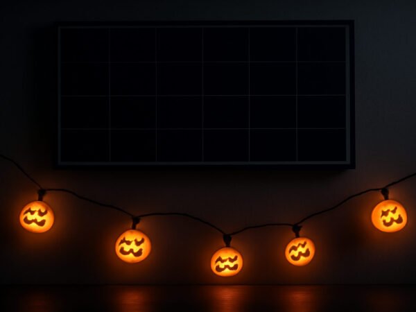 Halloween Deko mit Lichterkette — günstig statt teuer