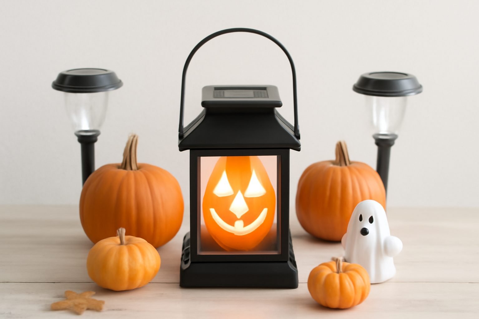 Halloween Deko mit Solarleuchten gestalten in 6 Schritten