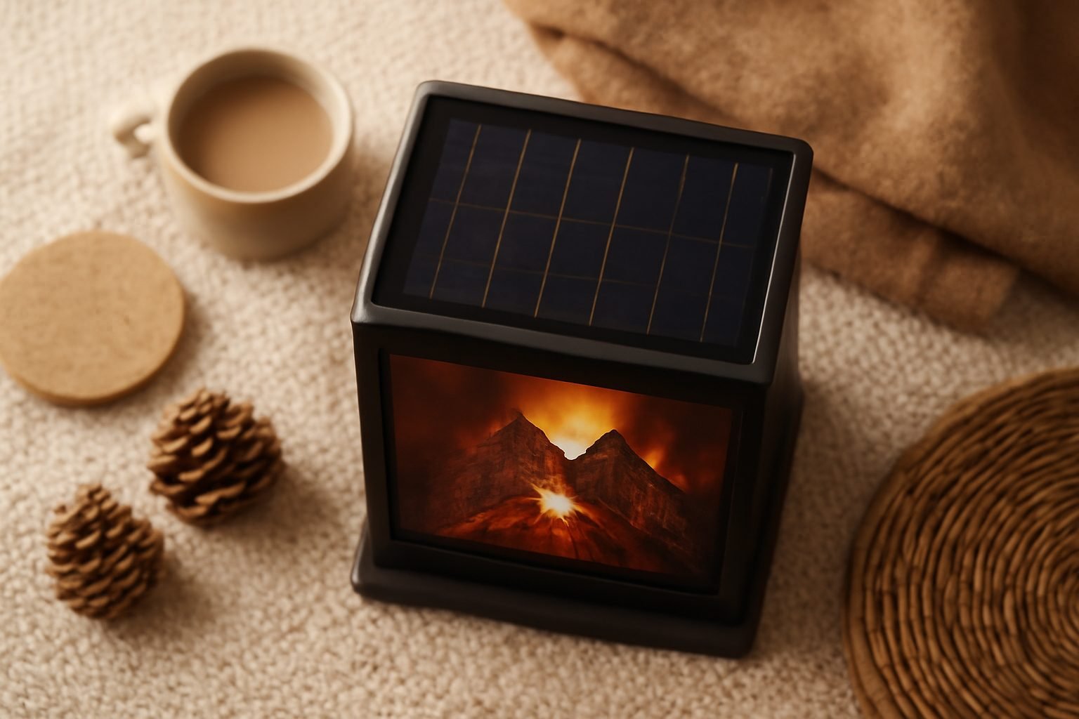 Kamin an Weihnachten Heizkosten sparen — günstig statt teuer