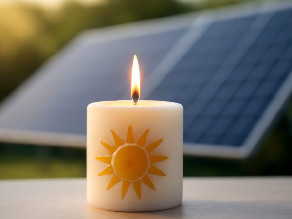 Kerzen dekorieren mit Lichterkette — so geht es richtig