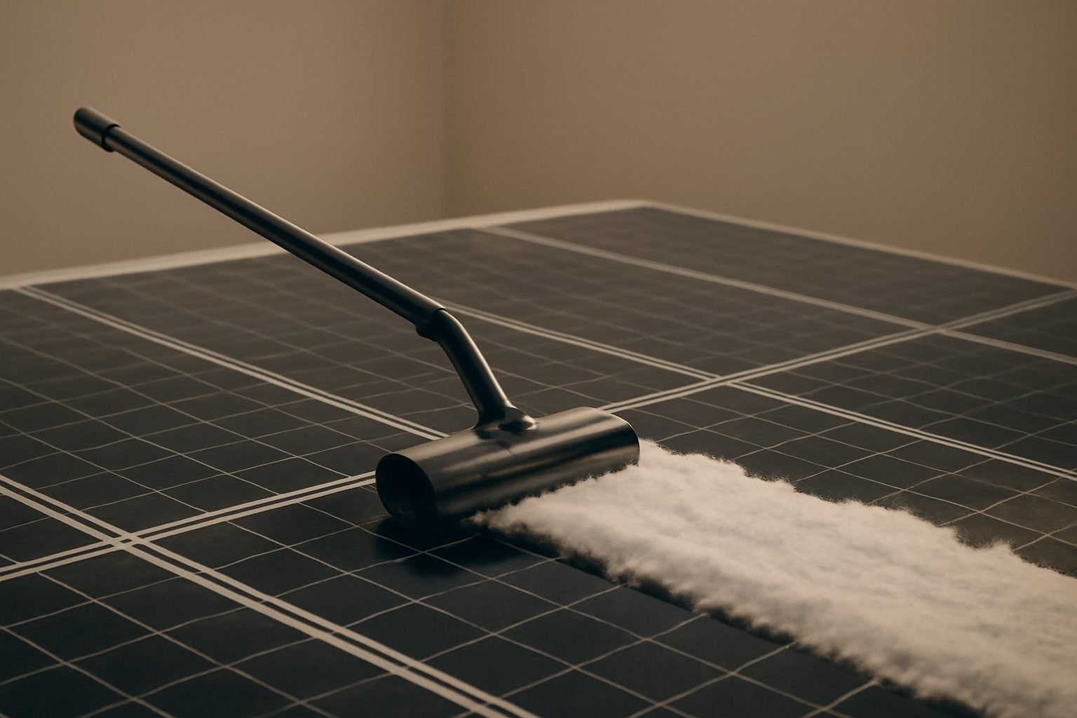 Photovoltaik Schnee entfernen Nötig — so geht es richtig