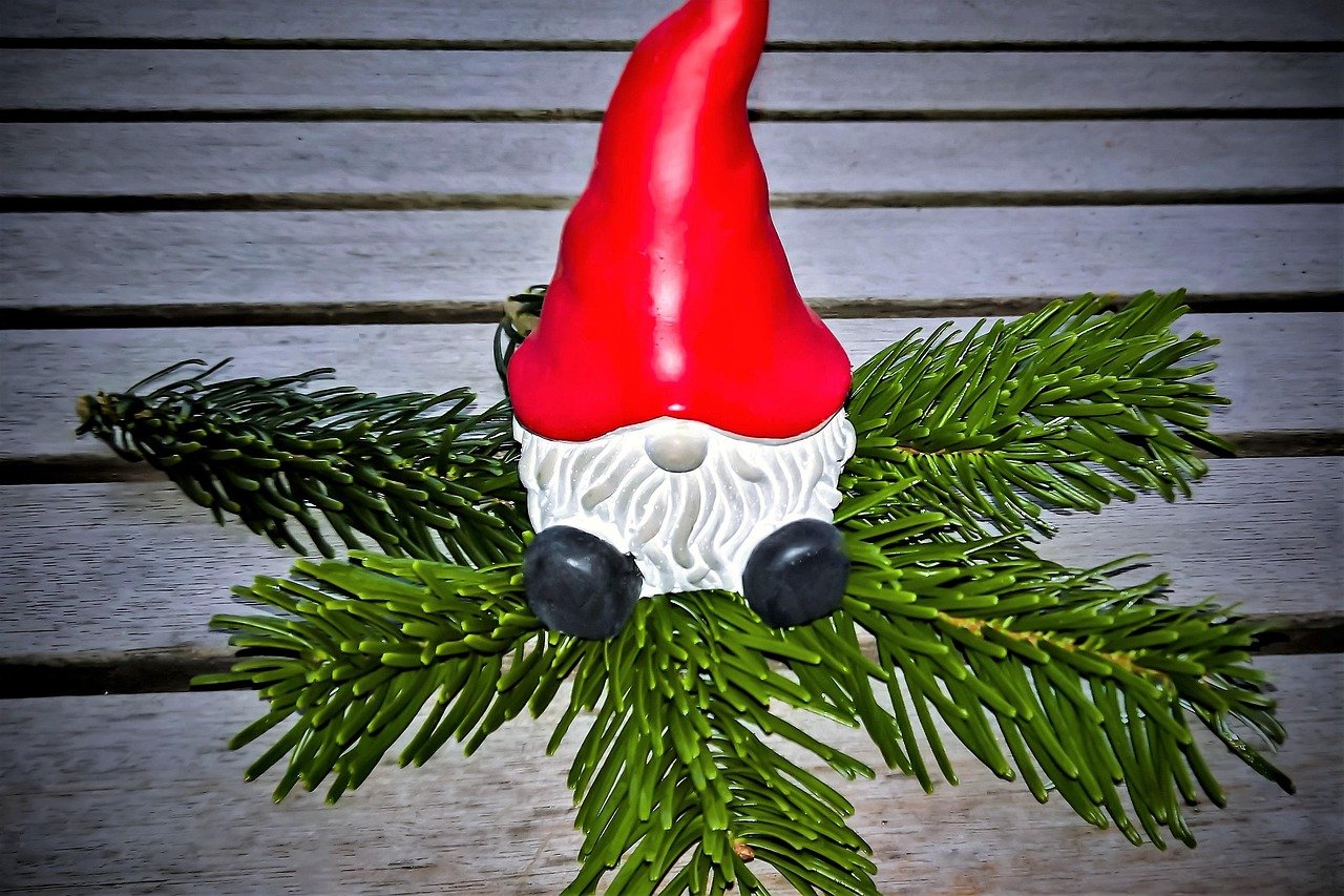 Schlichte Skandinavische Weihnachtsdeko — Hero-Aufnahme
