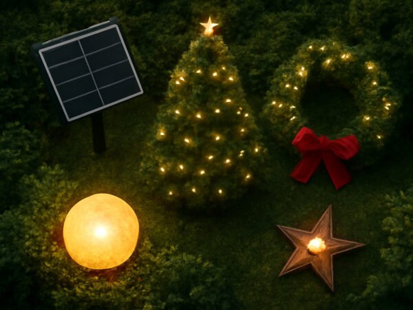 Schlichte Weihnachtsdekoration Ideen draußen