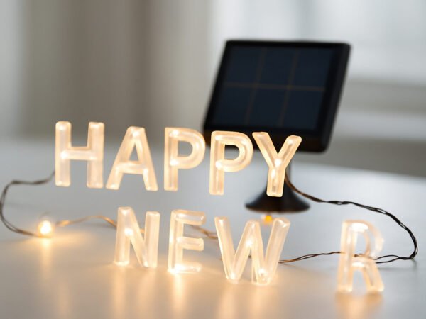 Silvester Deko mit Lichterkette — 20 einfache Varianten