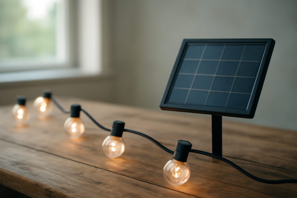 Solar Weihnachtsbeleuchtung Erfahrungen im Winter